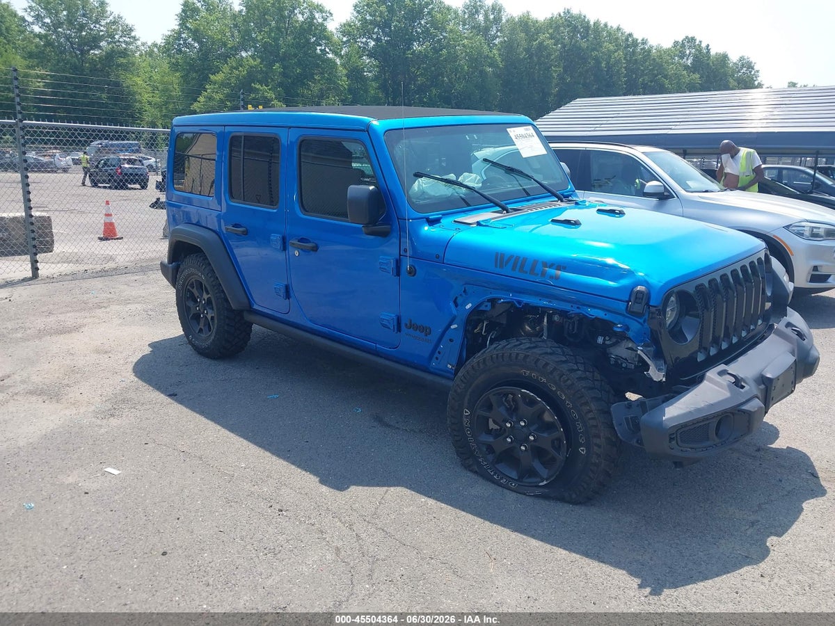 2022 JEEP WRANGLER UNLIMITED WILLYS 4X4