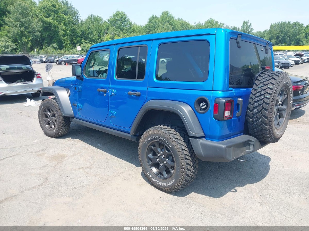 2022 JEEP WRANGLER UNLIMITED WILLYS 4X4 — снимка 3