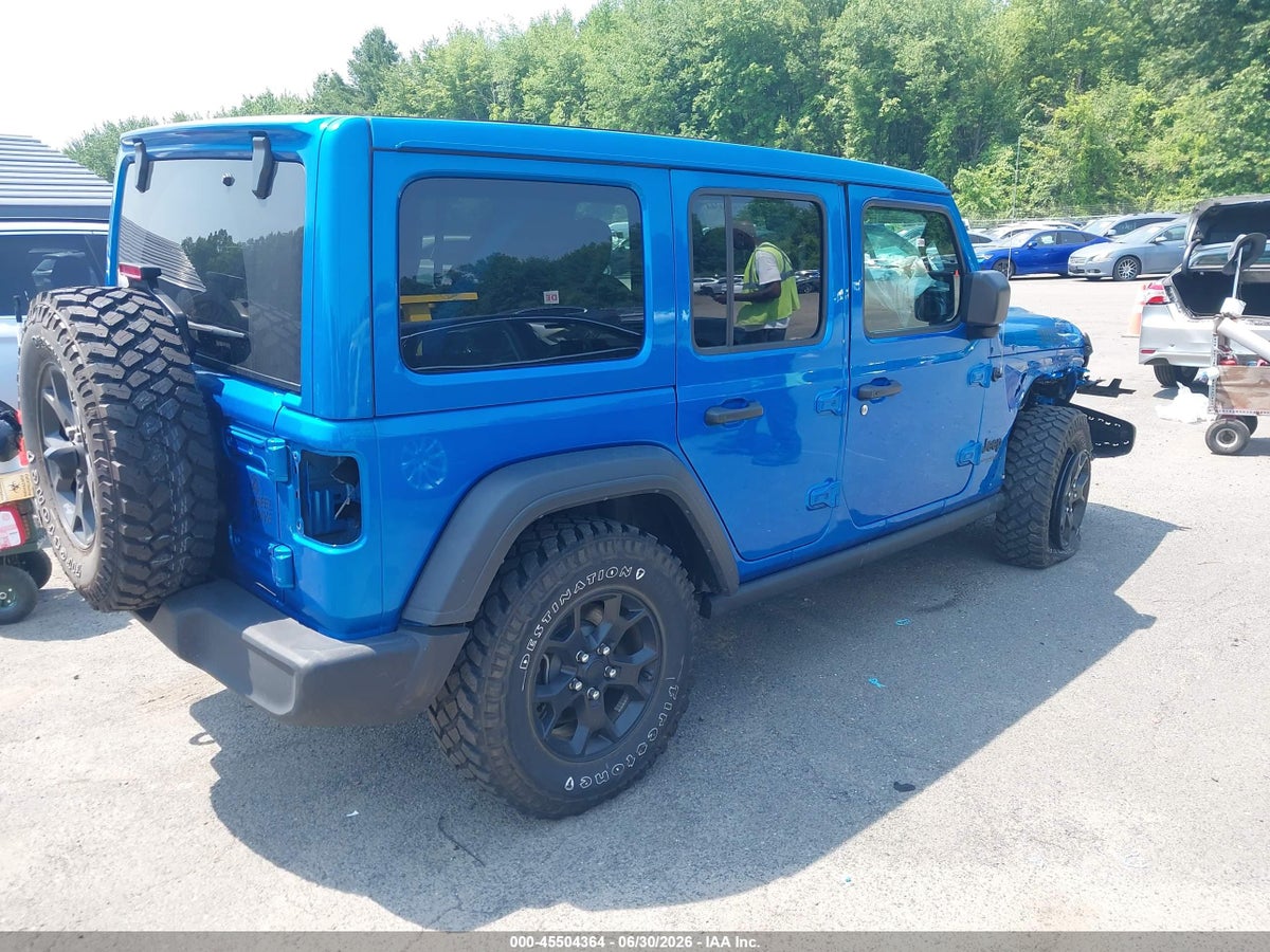 2022 JEEP WRANGLER UNLIMITED WILLYS 4X4 — снимка 4