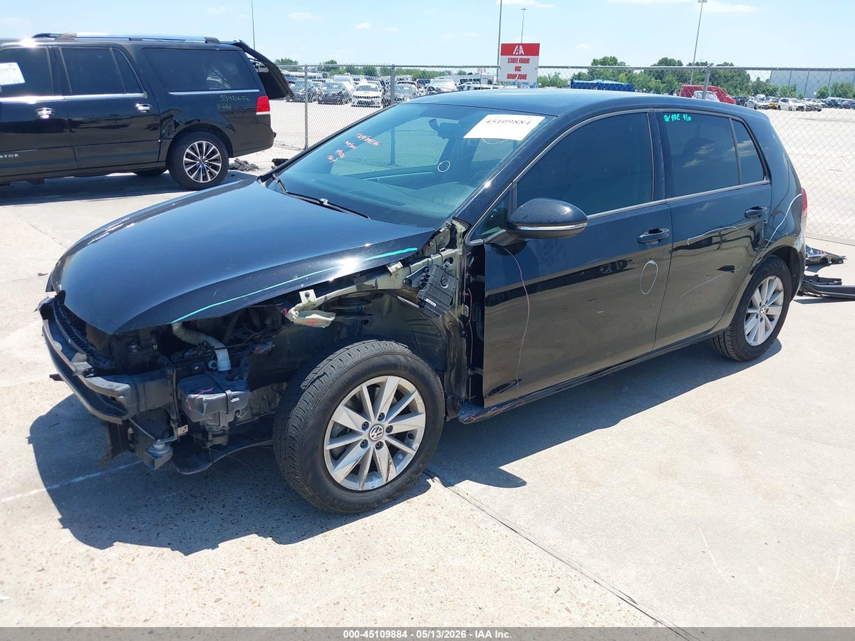 2015 VOLKSWAGEN GOLF TSI S 4-DOOR — снимка 2