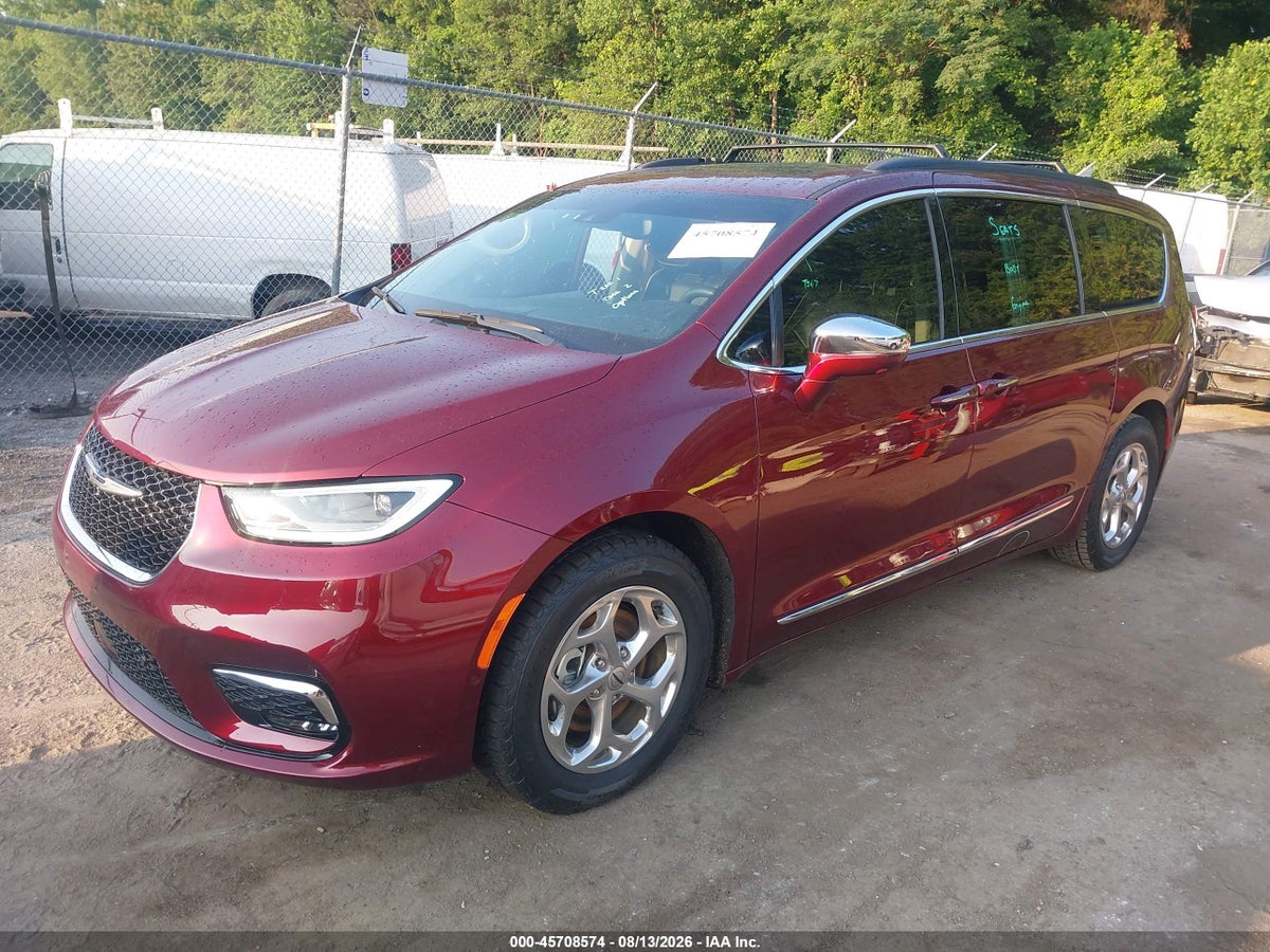 2022 CHRYSLER PACIFICA LIMITED — снимка 2