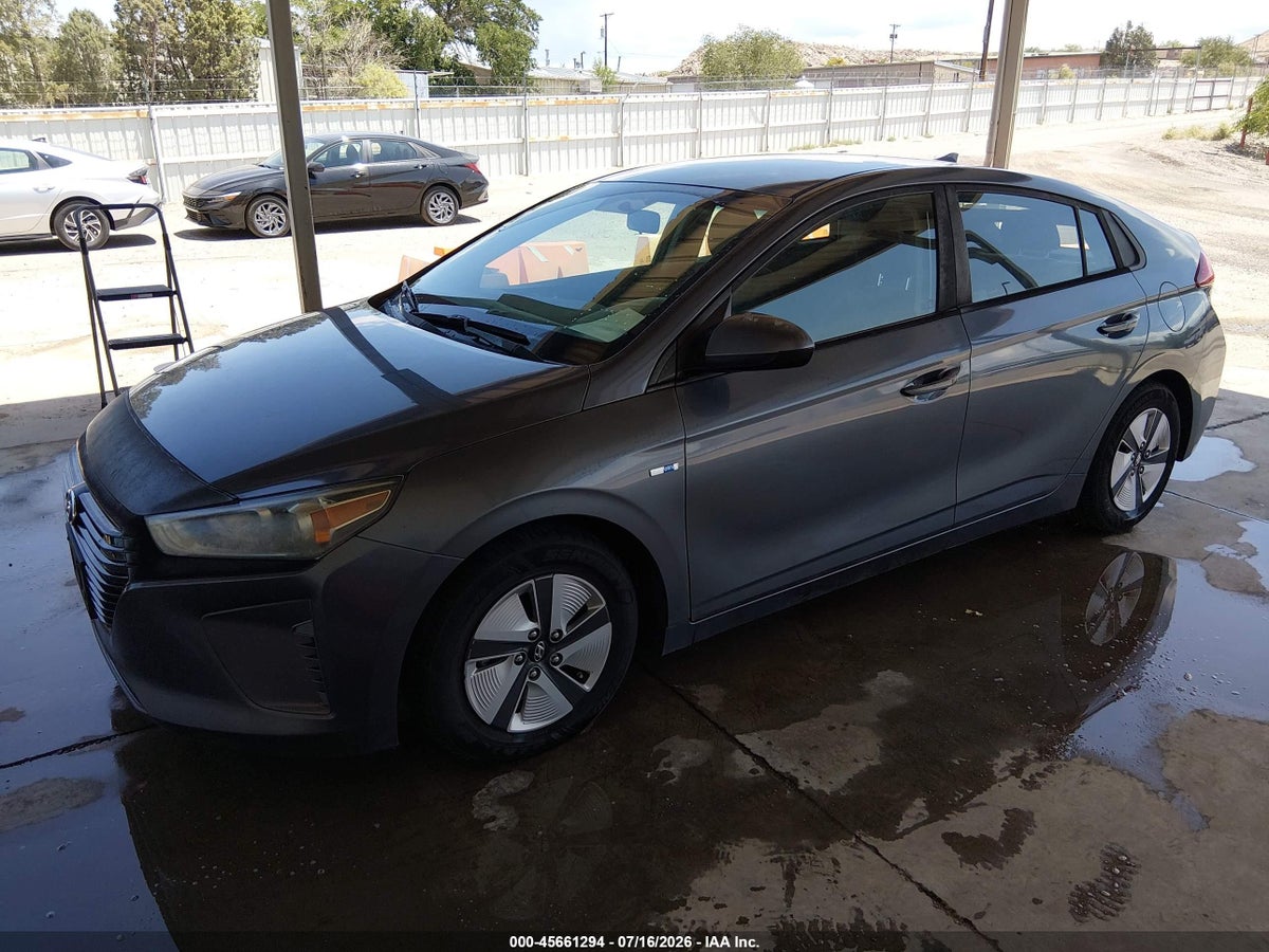 2018 HYUNDAI IONIQ HYBRID BLUE — снимка 2