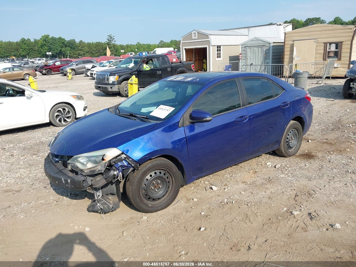 2015 TOYOTA COROLLA — снимка 2