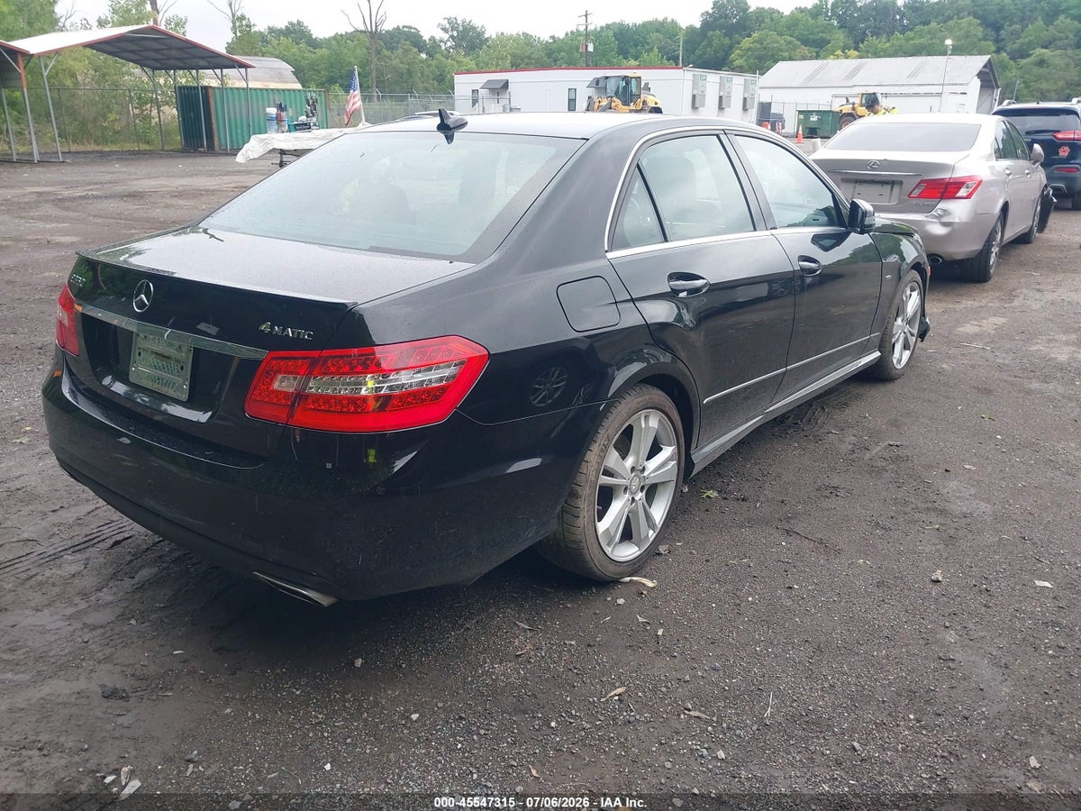 2012 MERCEDES-BENZ E 350 4MATIC — снимка 4