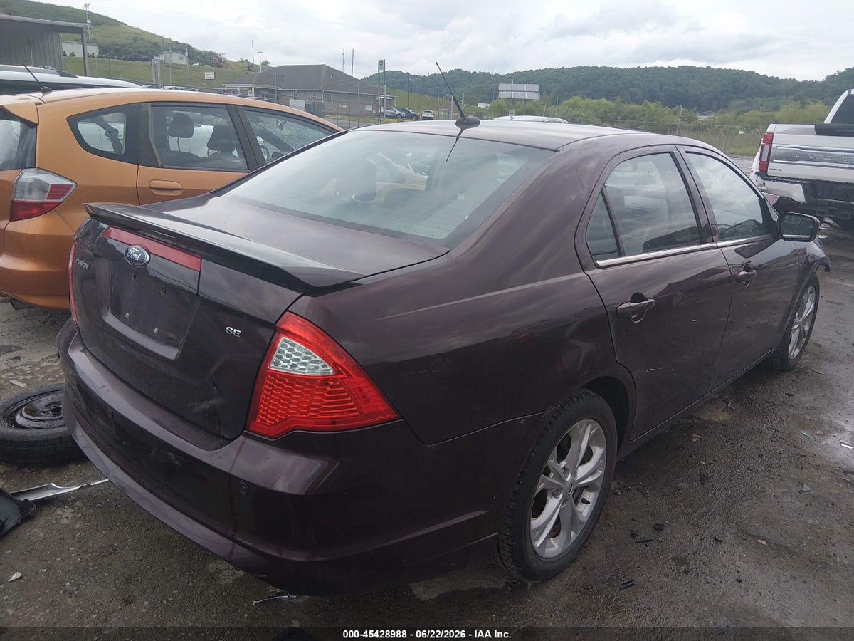2012 FORD FUSION SE — снимка 4