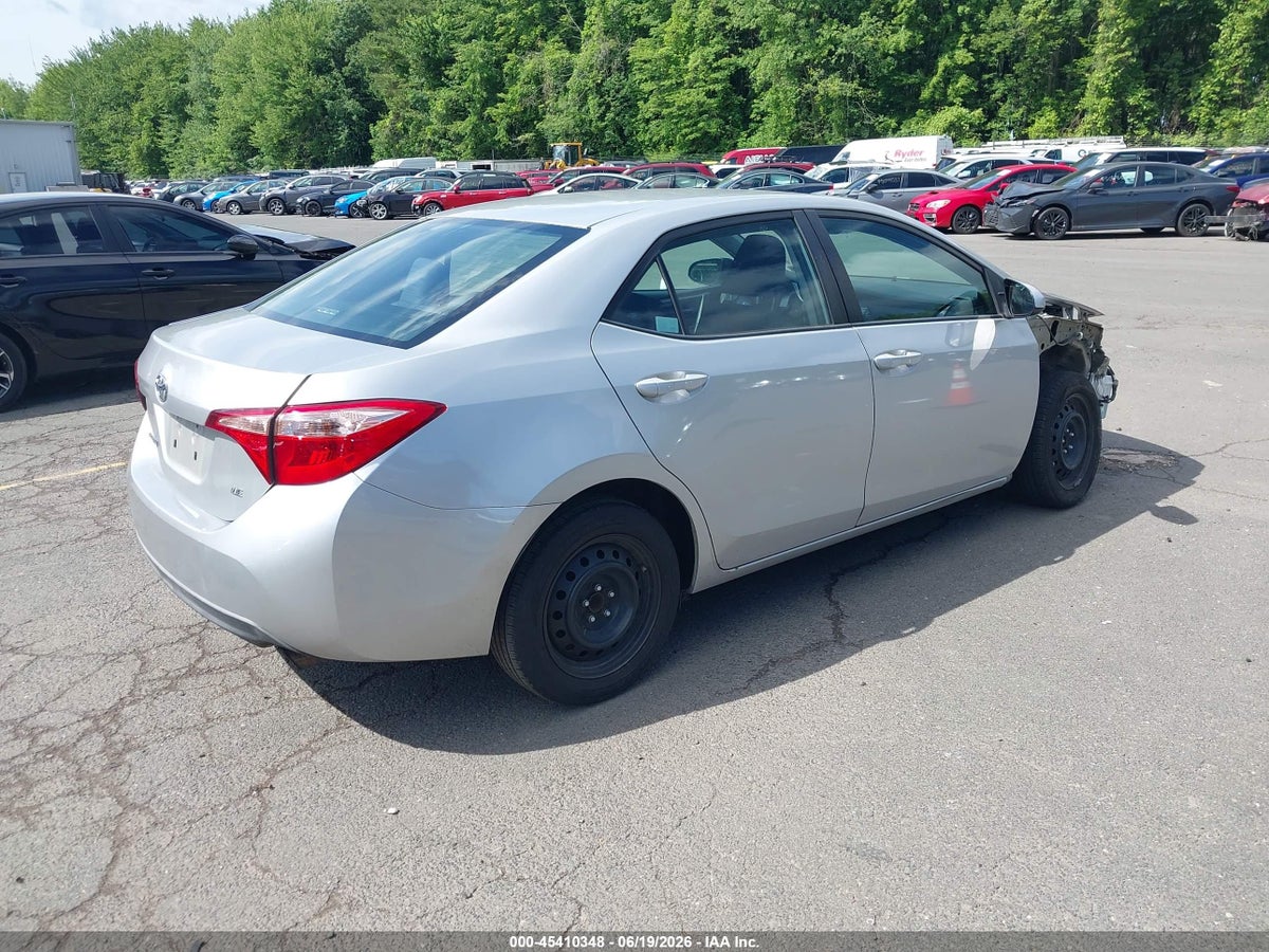 2017 TOYOTA COROLLA LE — снимка 4