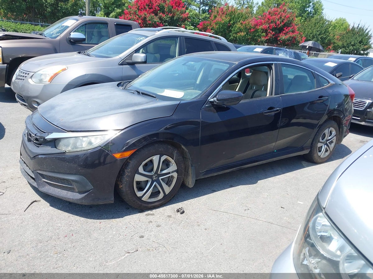2016 HONDA CIVIC LX — снимка 2