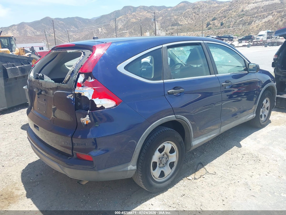 2015 HONDA CR-V LX — снимка 4