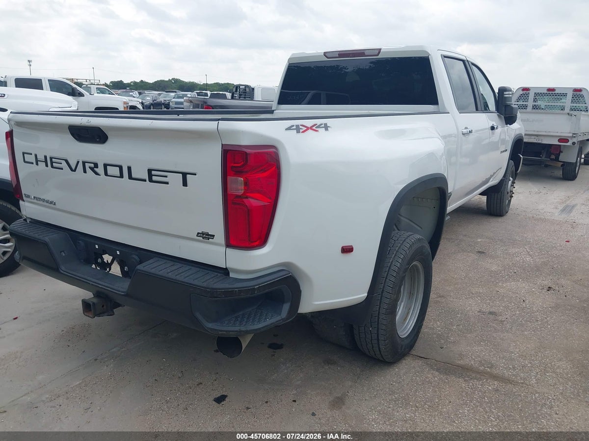 2020 CHEVROLET SILVERADO 3500HD 4WD LONG BED WT — снимка 4