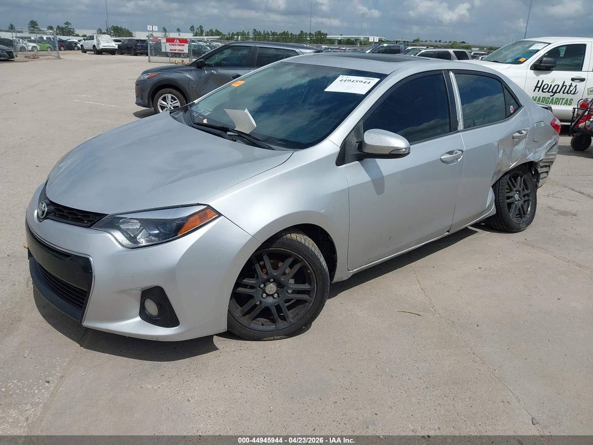 2015 TOYOTA COROLLA S PLUS — снимка 2