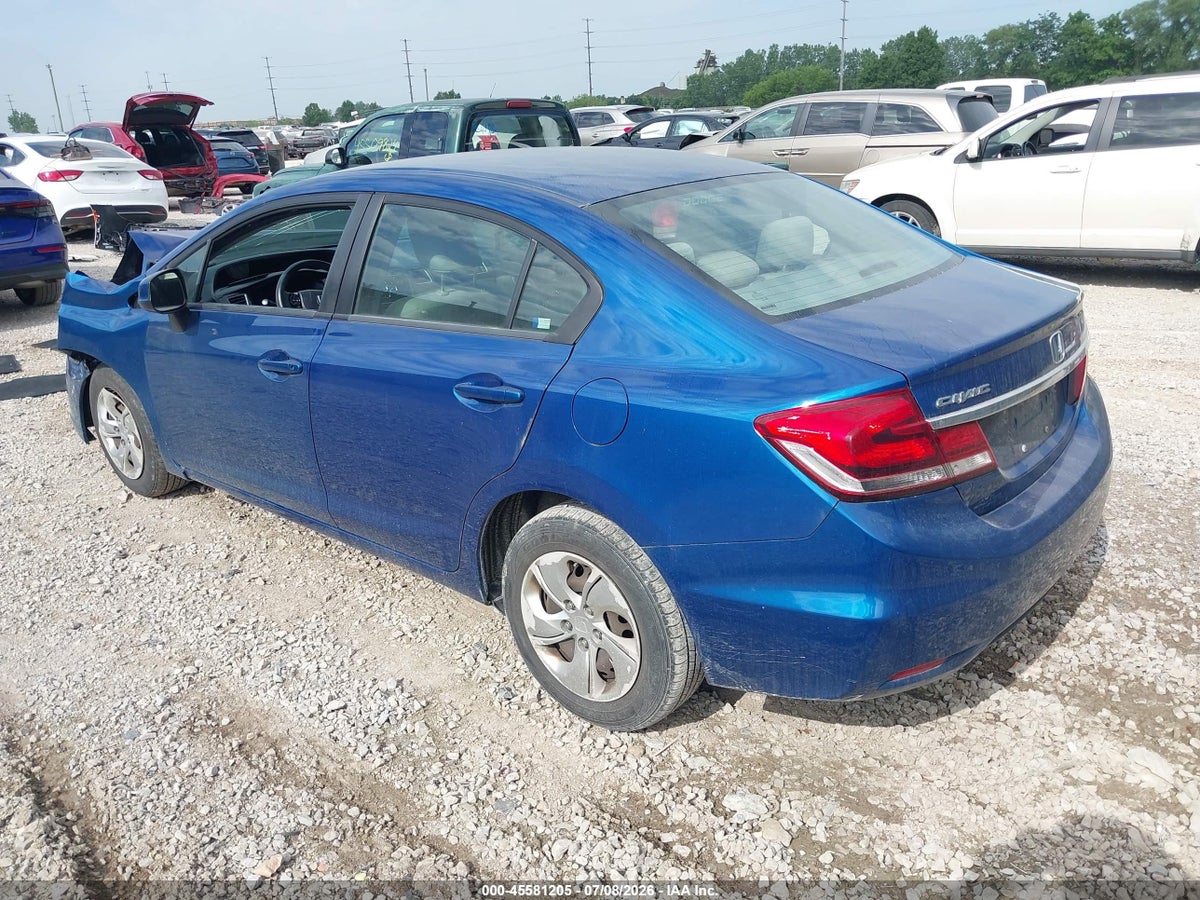 2013 HONDA CIVIC LX — снимка 3