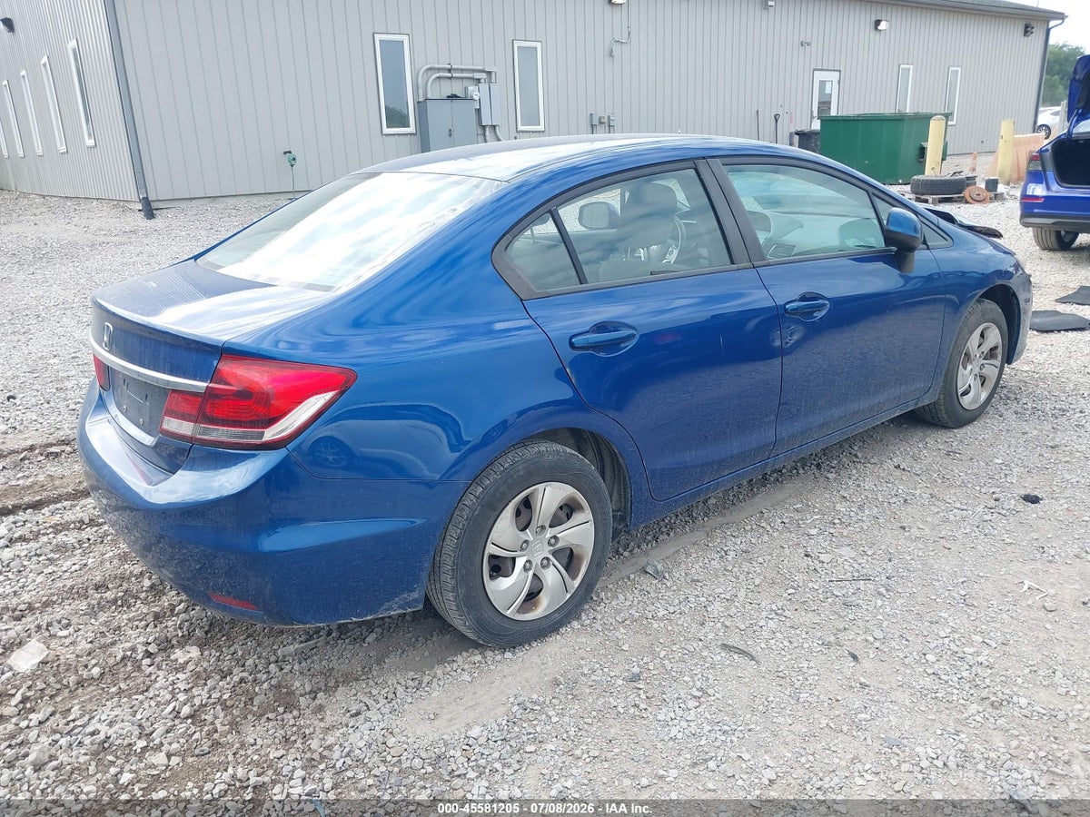 2013 HONDA CIVIC LX — снимка 4