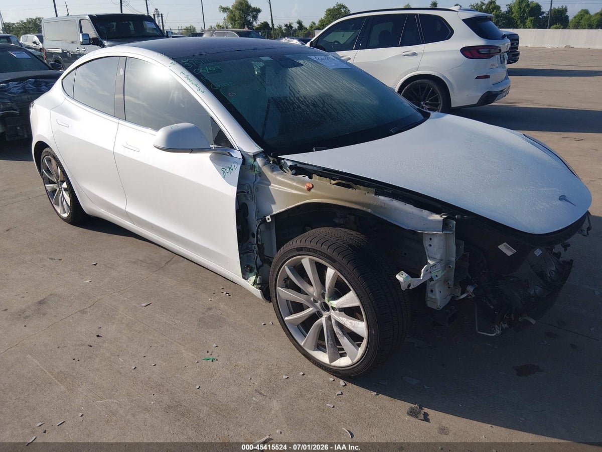 2019 TESLA MODEL 3 LONG RANGE/MID RANGE/STANDARD RANGE/STANDARD RANGE PLUS