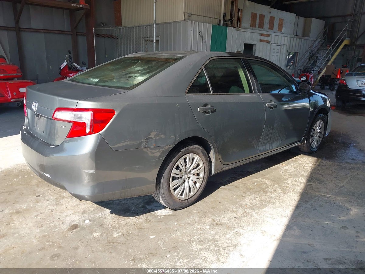 2012 TOYOTA CAMRY LE — снимка 4