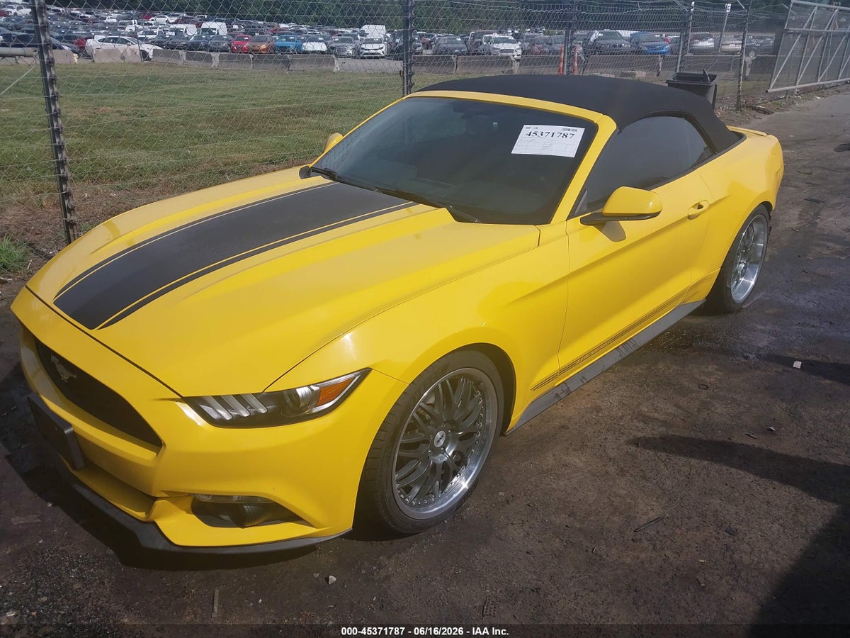2017 FORD MUSTANG ECOBOOST PREMIUM — снимка 2