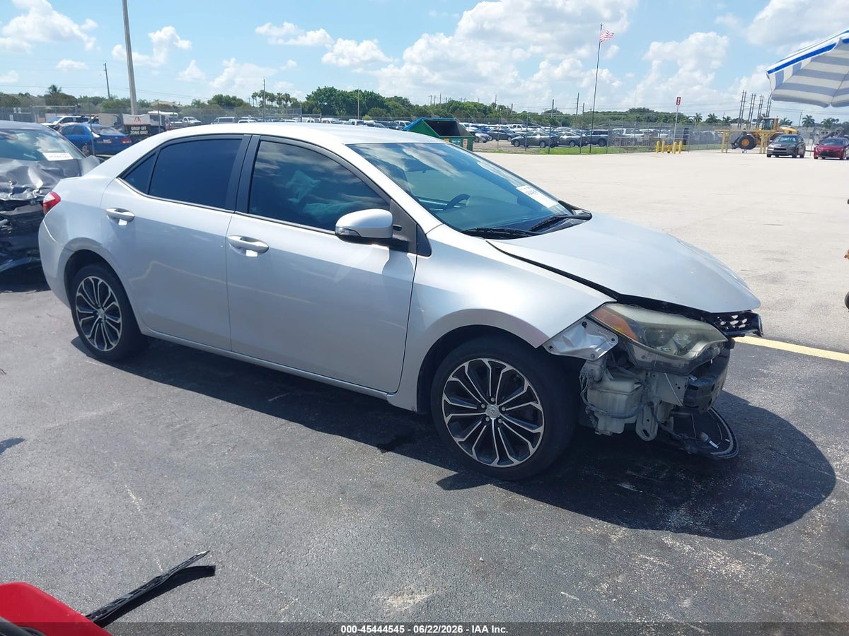 2016 TOYOTA COROLLA S PLUS