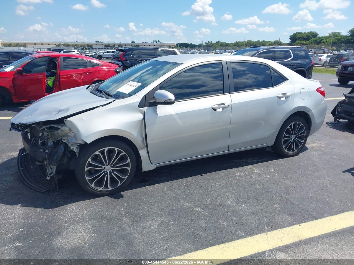 2016 TOYOTA COROLLA S PLUS — снимка 2