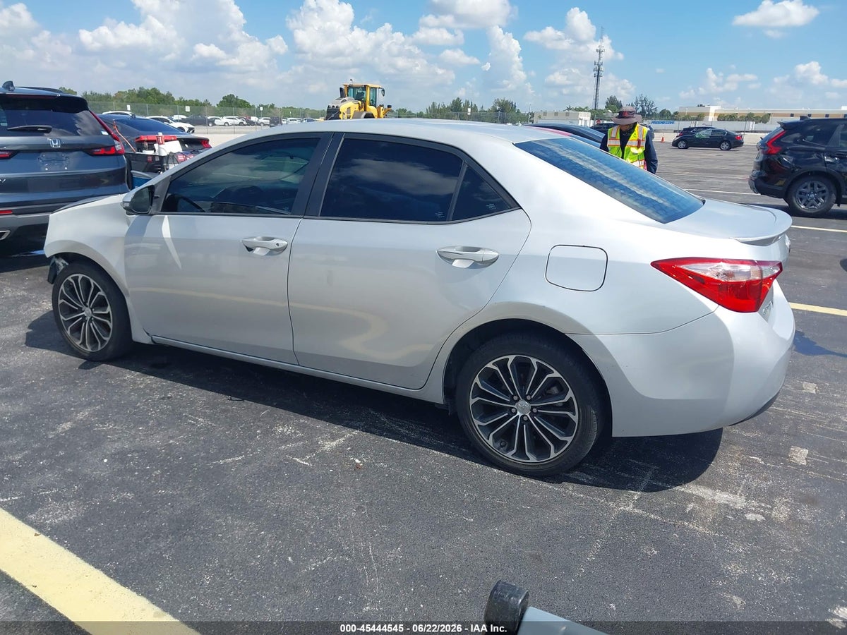 2016 TOYOTA COROLLA S PLUS — снимка 3