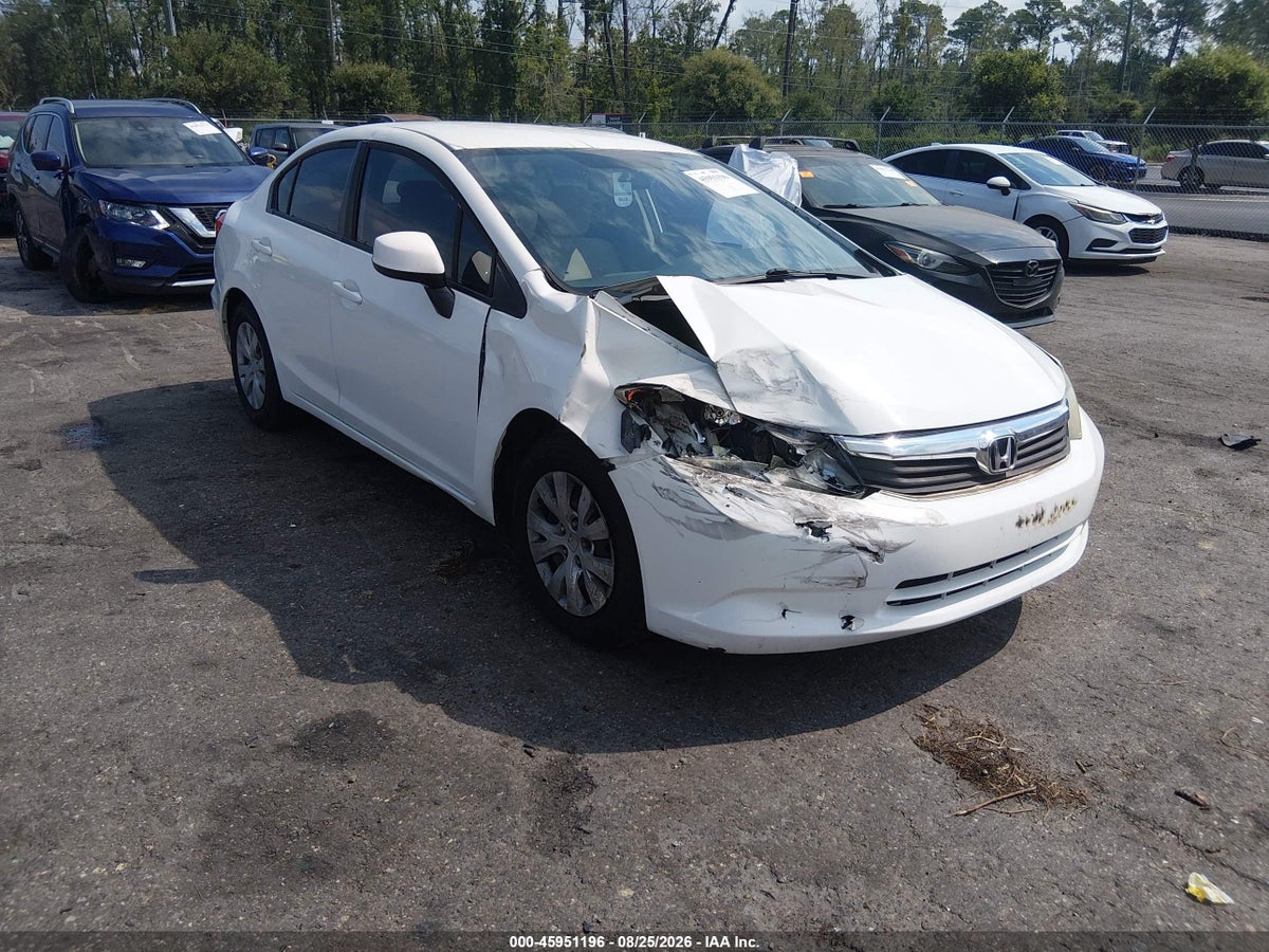2012 HONDA CIVIC LX