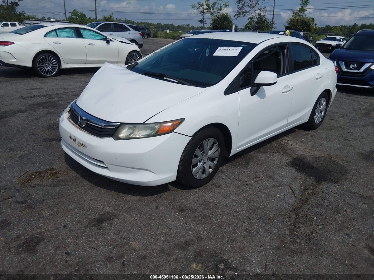 2012 HONDA CIVIC LX — снимка 2