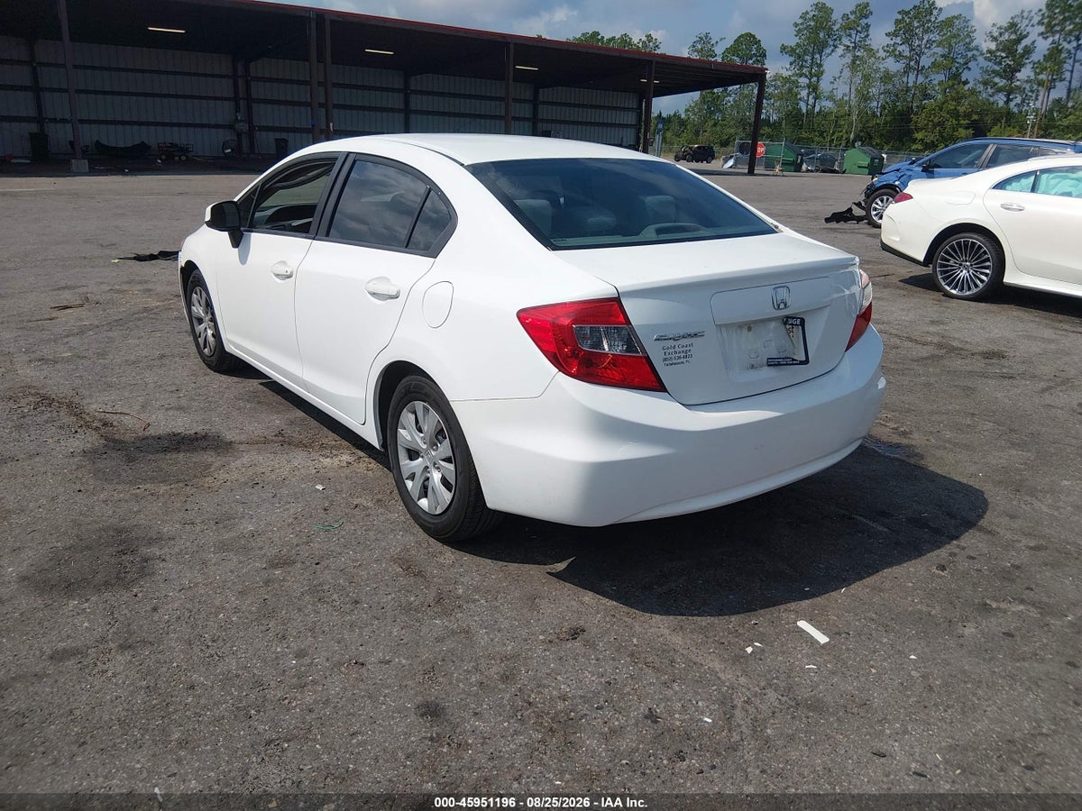 2012 HONDA CIVIC LX — снимка 3