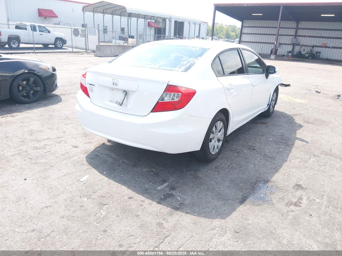 2012 HONDA CIVIC LX — снимка 4
