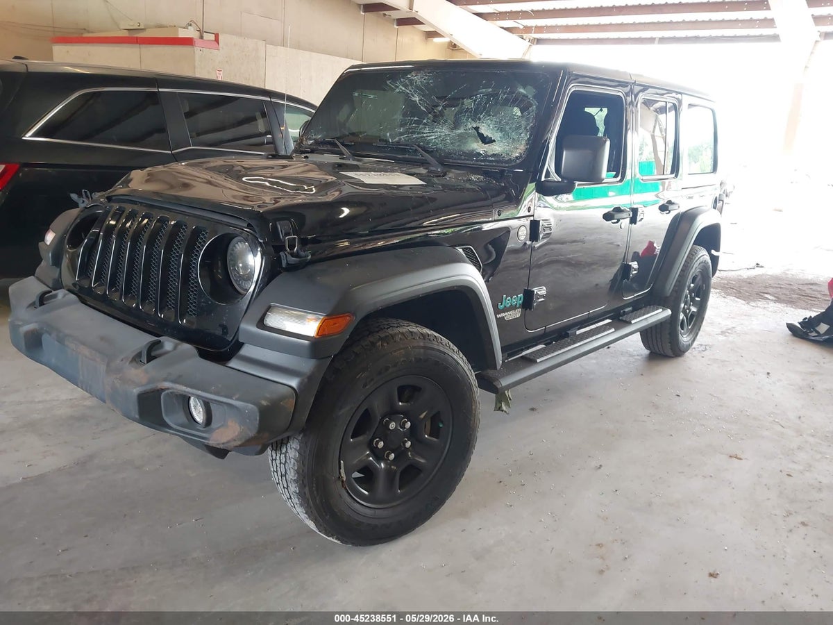 2021 JEEP WRANGLER UNLIMITED SPORT 4X4 — снимка 2