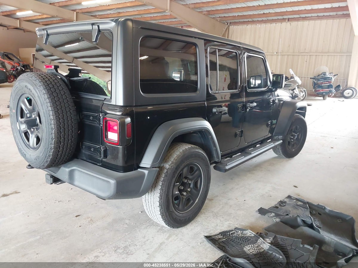 2021 JEEP WRANGLER UNLIMITED SPORT 4X4 — снимка 4