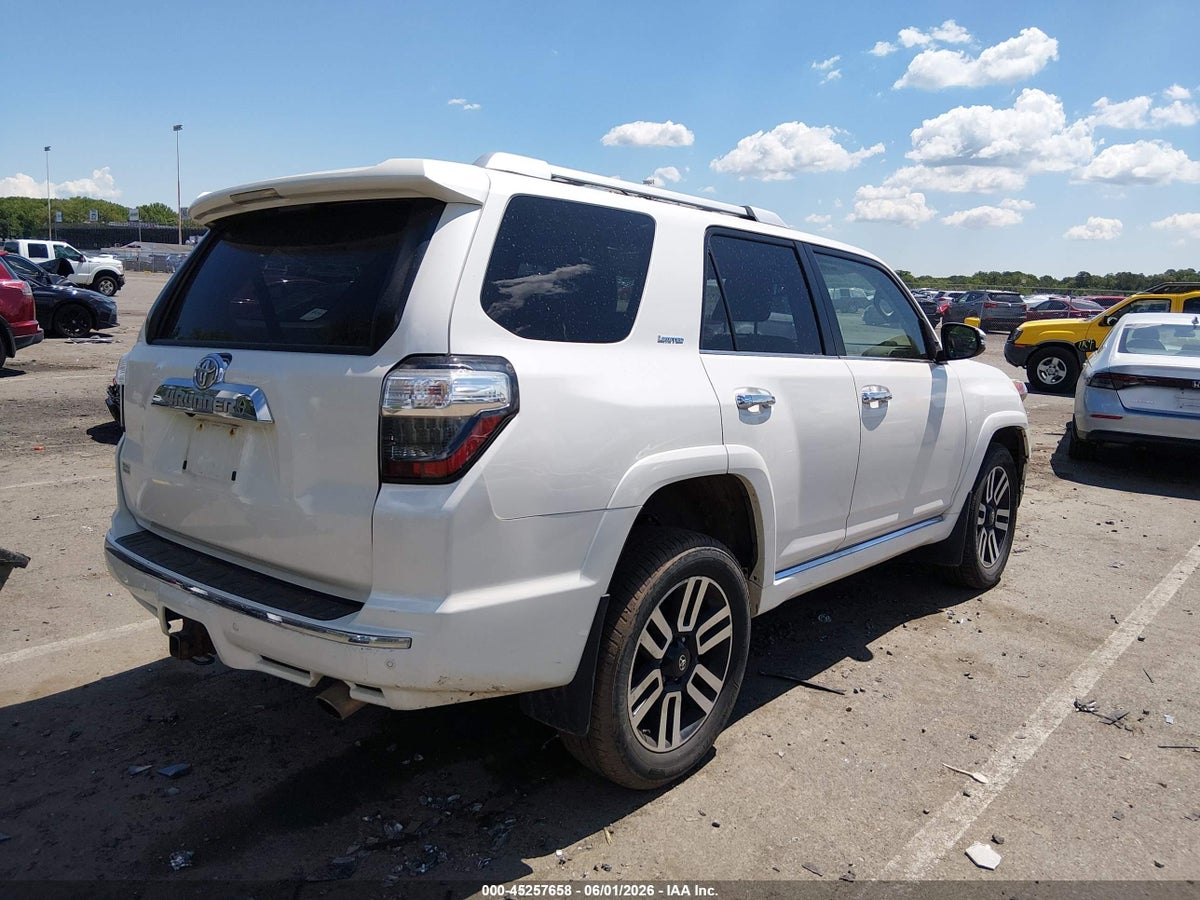 2016 TOYOTA 4RUNNER LIMITED — снимка 4