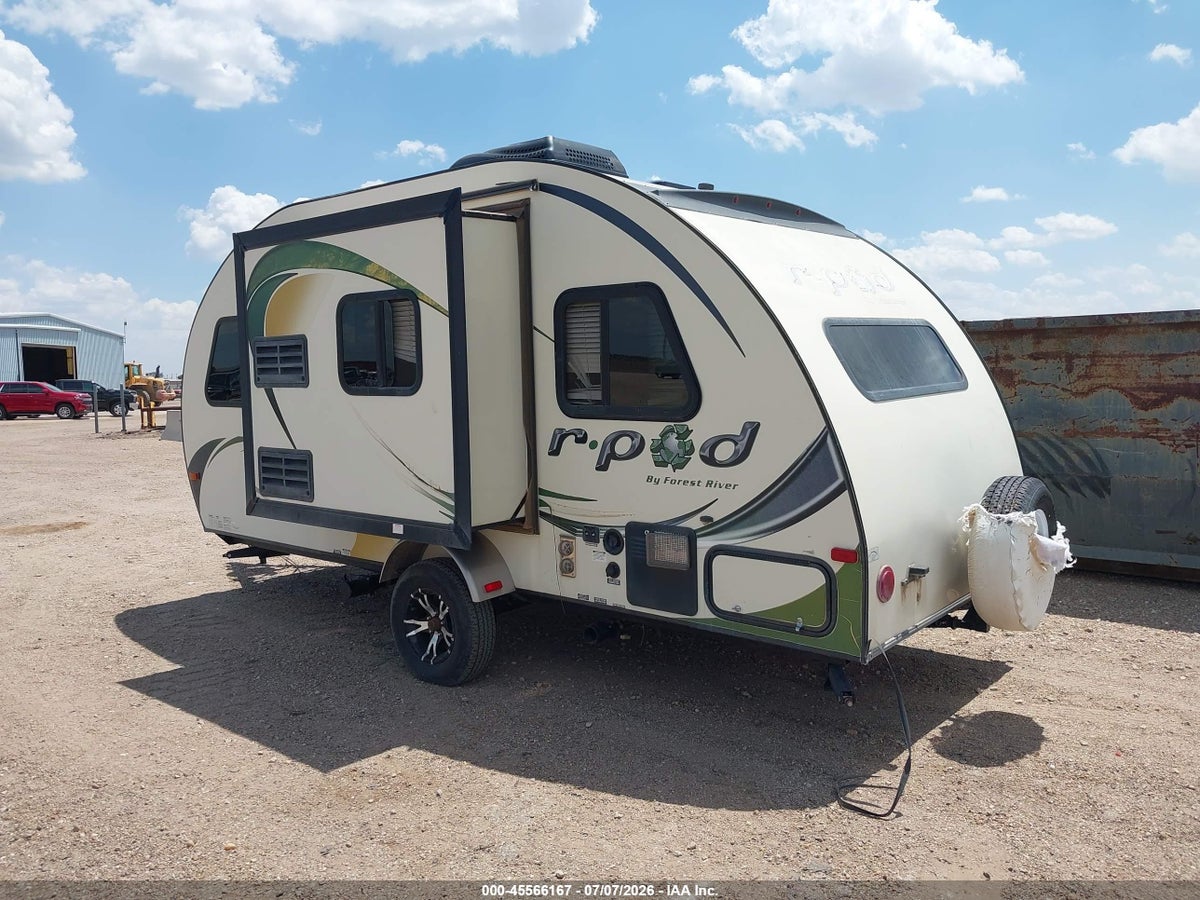 2014 FOREST RIVER R-POD TRAVEL TRAILER — снимка 3