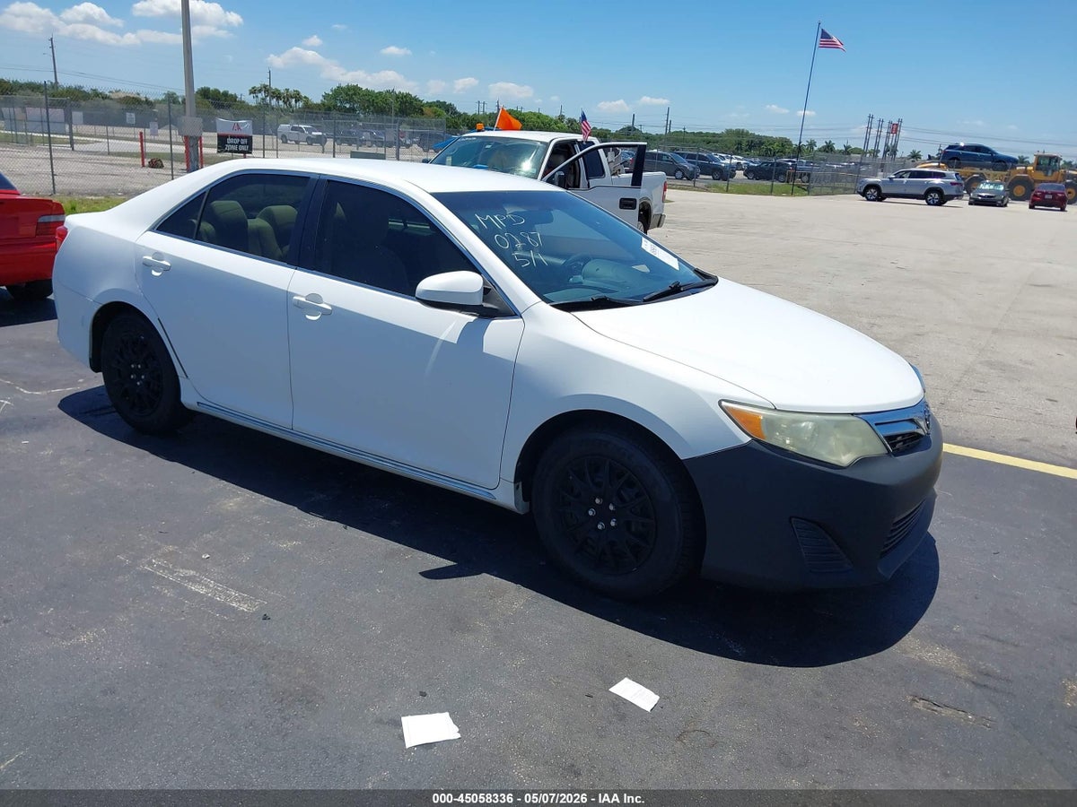 2012 TOYOTA CAMRY LE