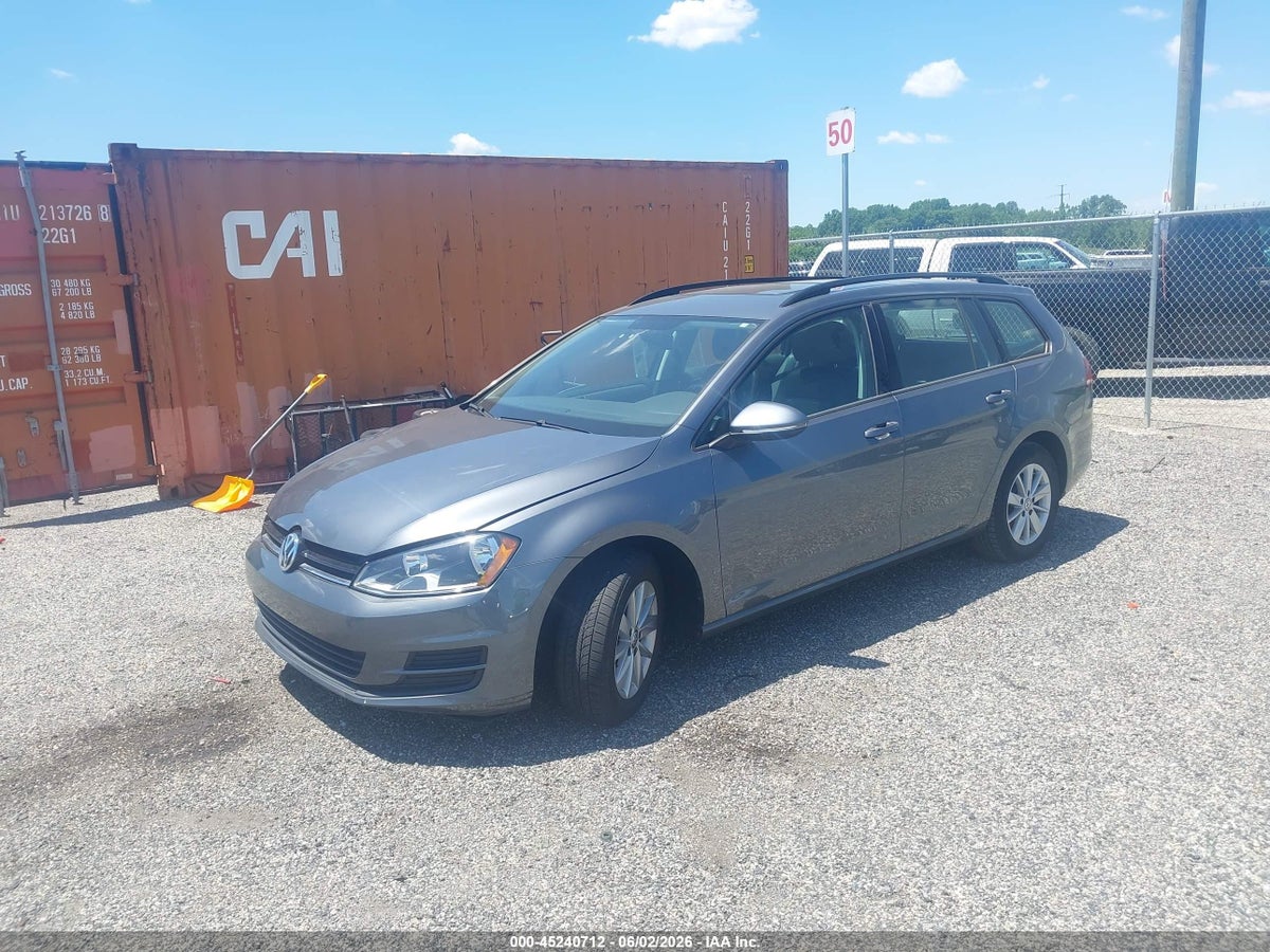2015 VOLKSWAGEN GOLF SPORTWAGEN TSI S 4-DOOR — снимка 2