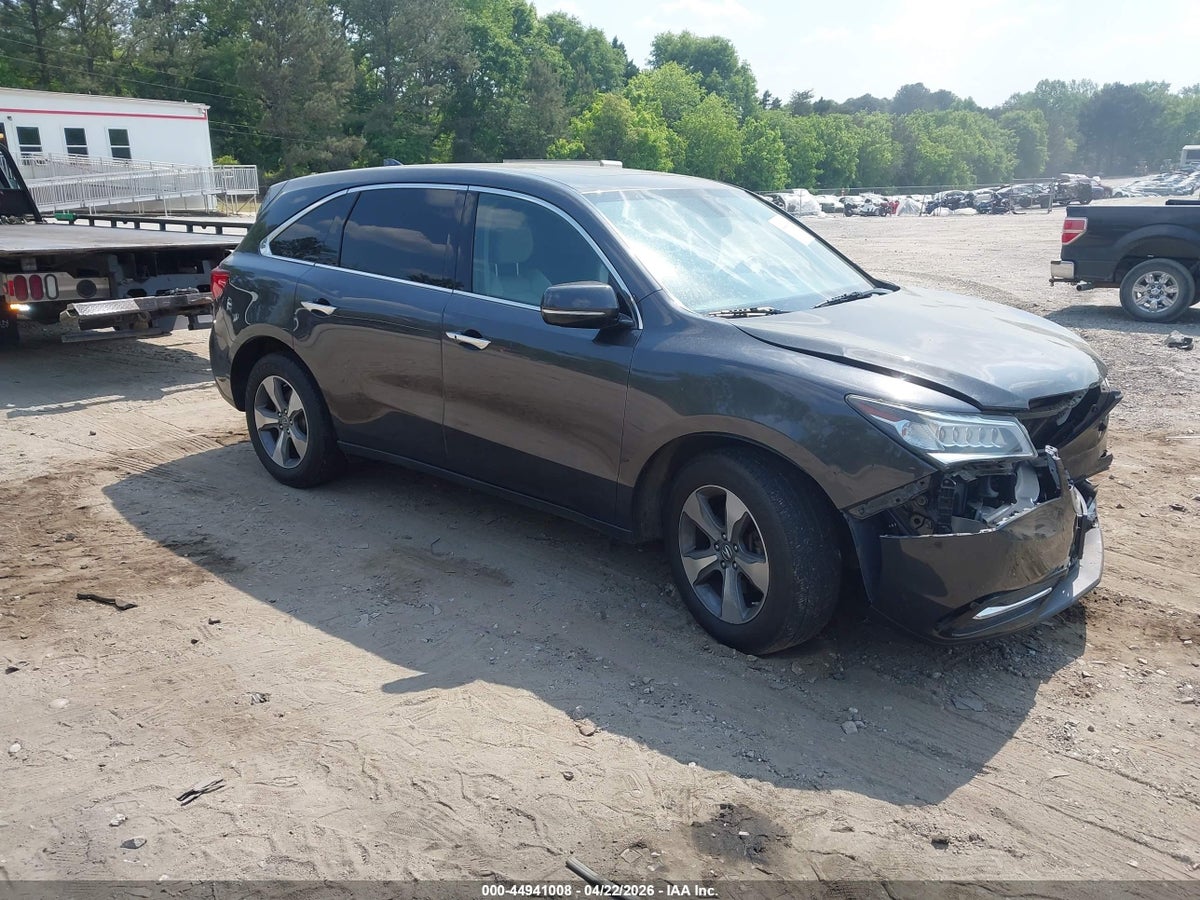 2016 ACURA MDX ACURAWATCH PLUS PACKAGE