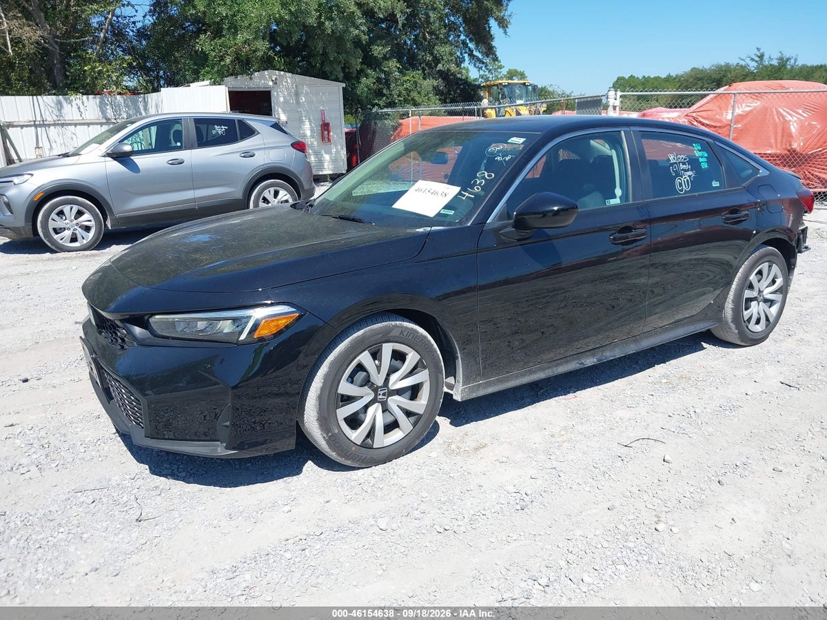 2026 HONDA CIVIC LX — photo 2