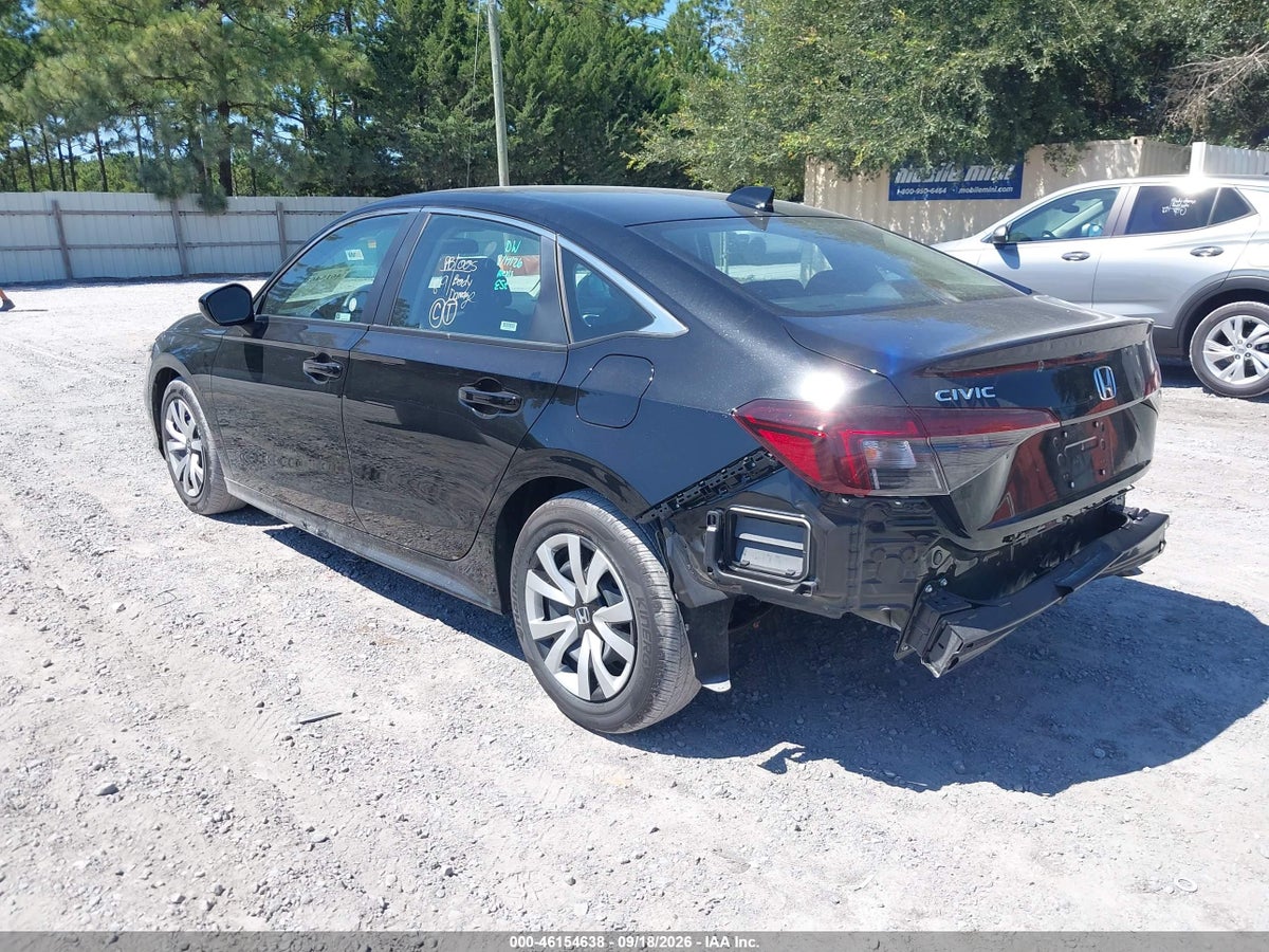 2026 HONDA CIVIC LX — photo 3
