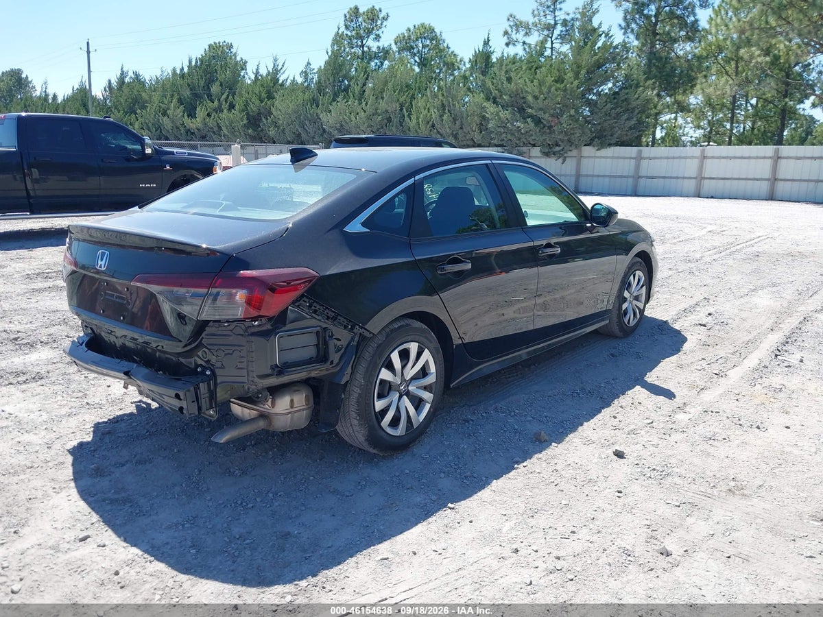 2026 HONDA CIVIC LX — photo 4