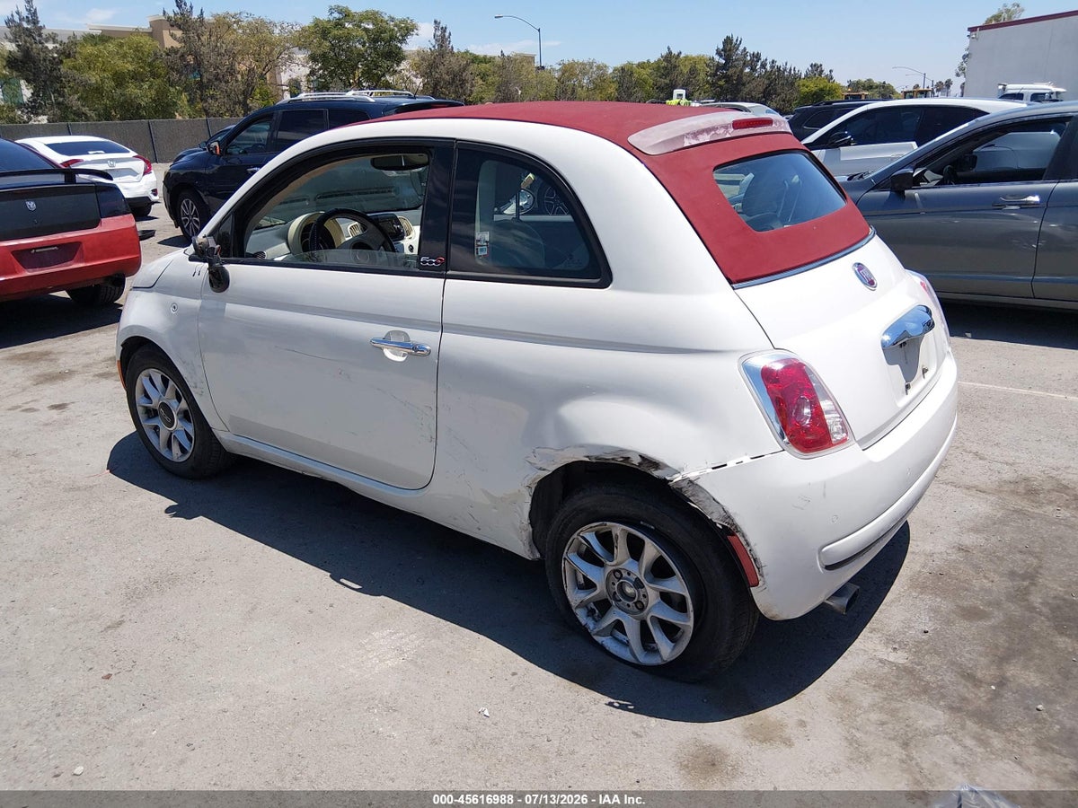 2017 FIAT 500C POP — снимка 3