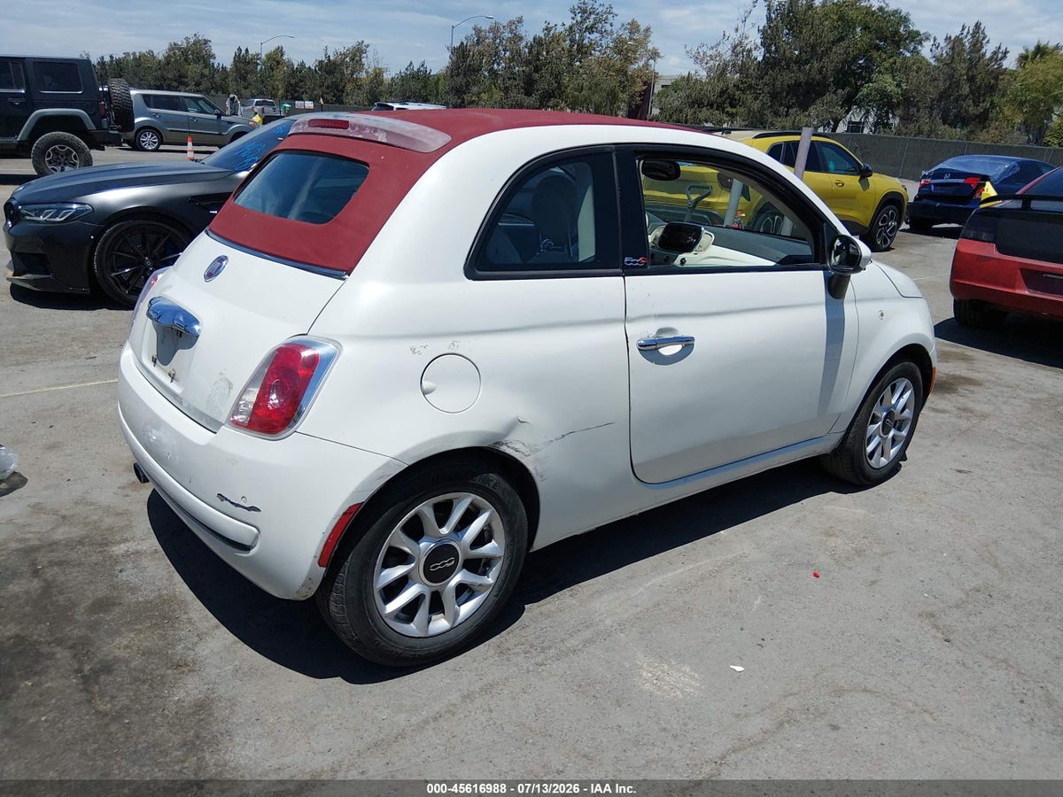 2017 FIAT 500C POP — снимка 4