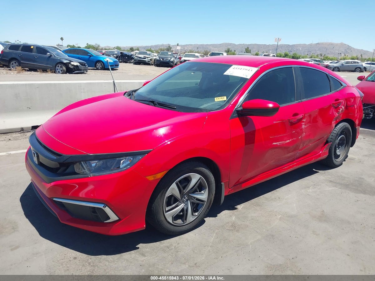 2020 HONDA CIVIC LX — снимка 2