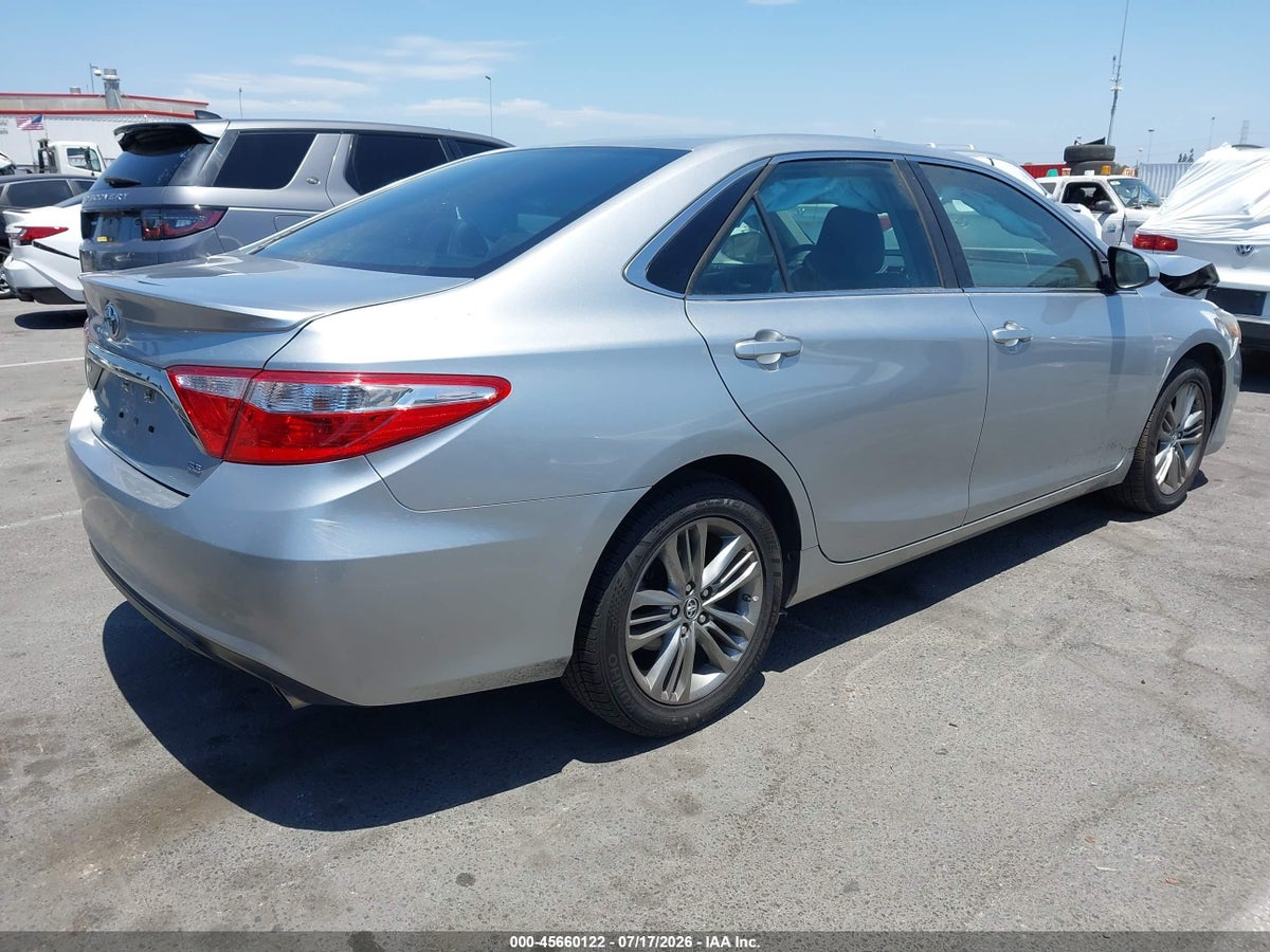 2016 TOYOTA CAMRY SE — снимка 4