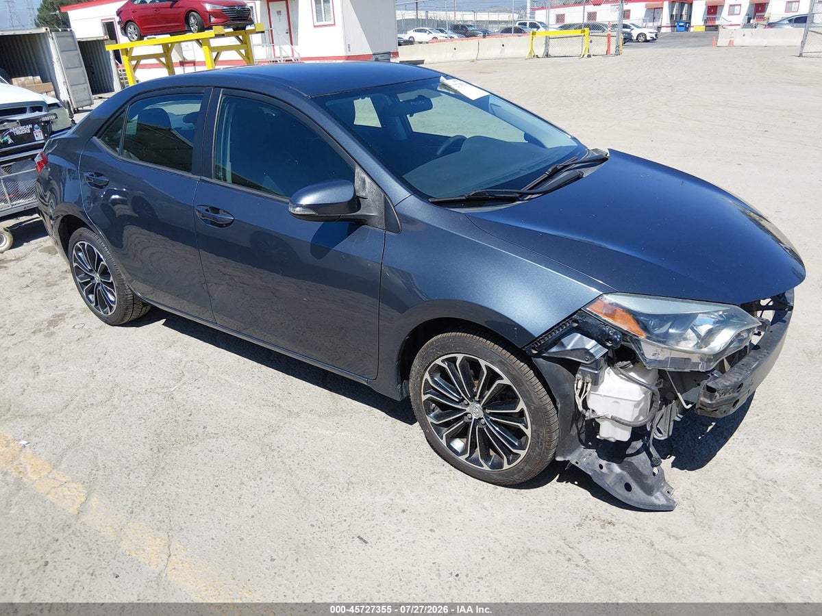 2015 TOYOTA COROLLA S PLUS