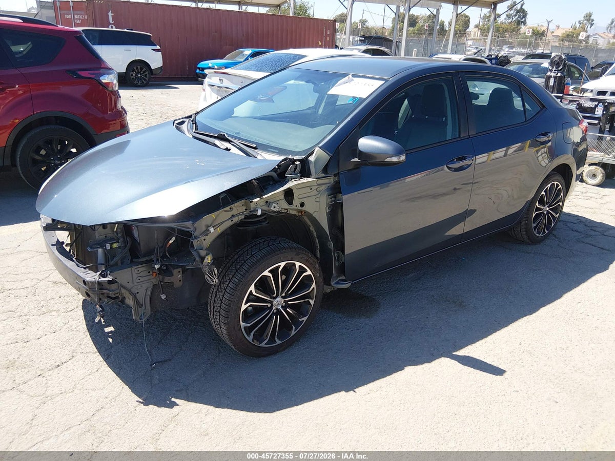 2015 TOYOTA COROLLA S PLUS — снимка 2
