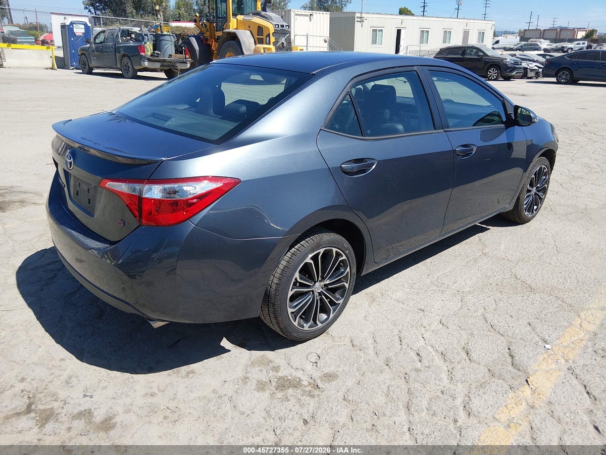 2015 TOYOTA COROLLA S PLUS — снимка 4