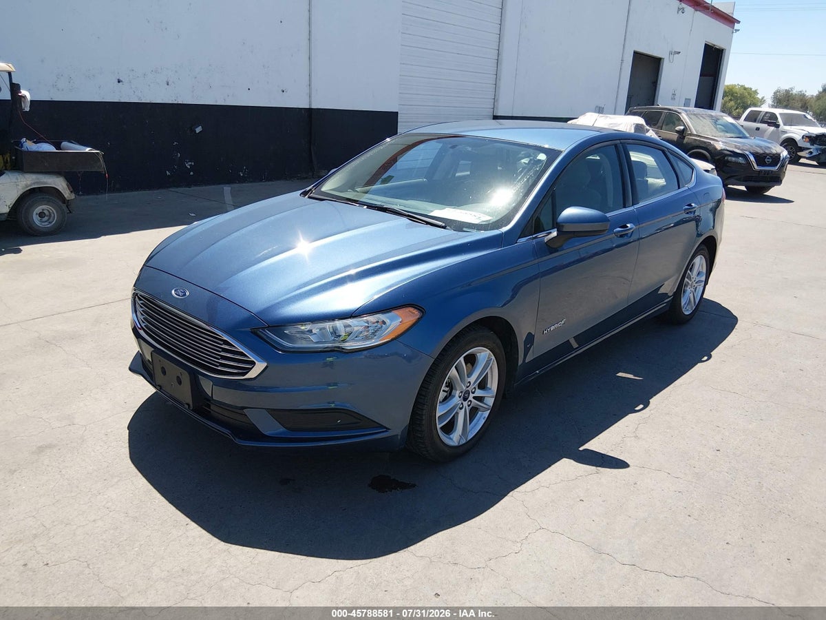 2018 FORD FUSION HYBRID S — снимка 2