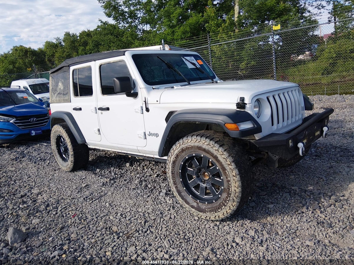 2019 JEEP WRANGLER UNLIMITED SPORT S 4X4