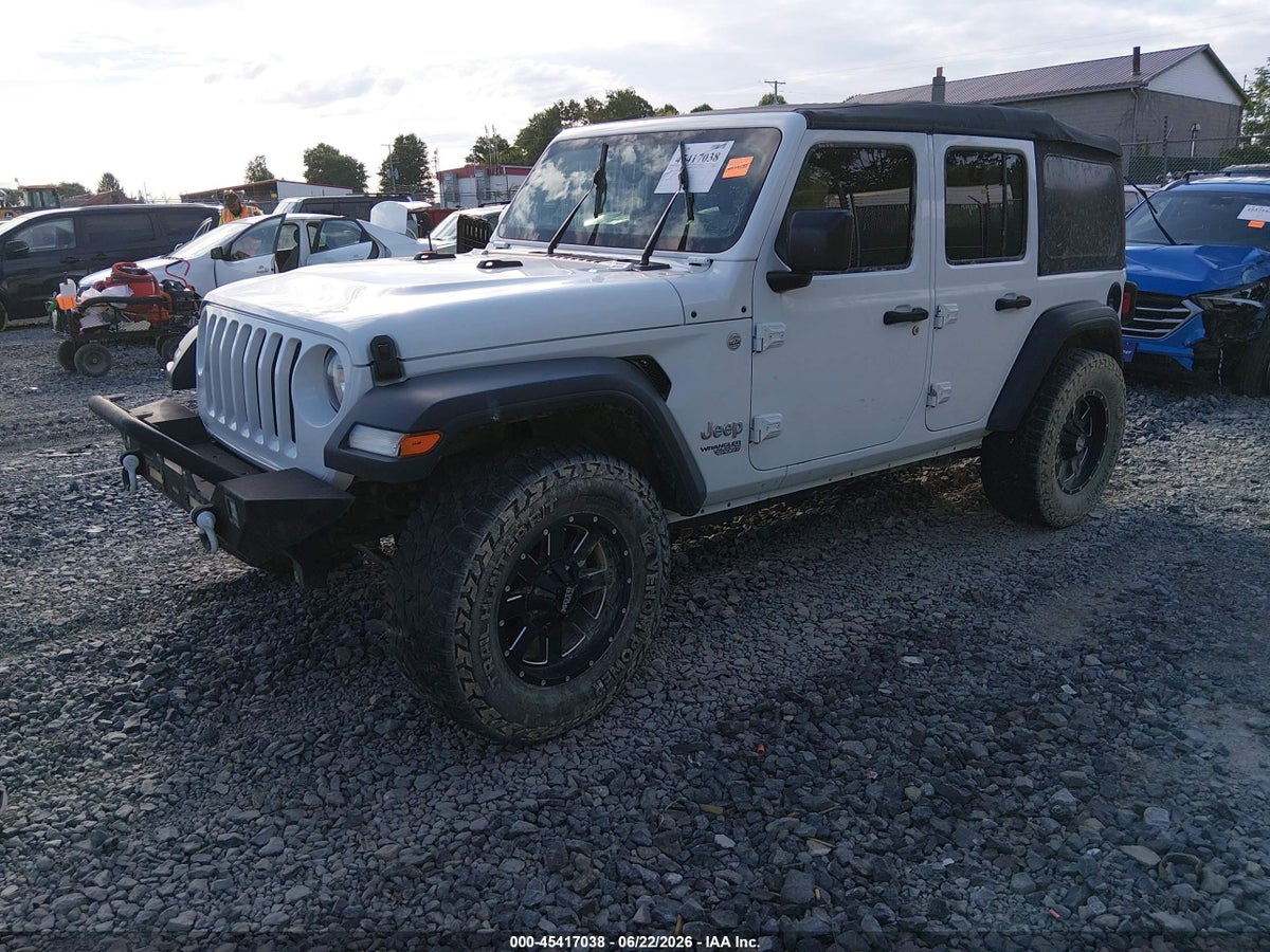 2019 JEEP WRANGLER UNLIMITED SPORT S 4X4 — снимка 2