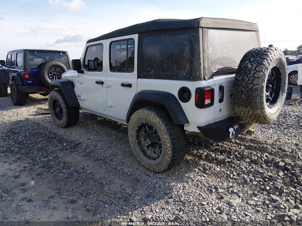 2019 JEEP WRANGLER UNLIMITED SPORT S 4X4 — снимка 3