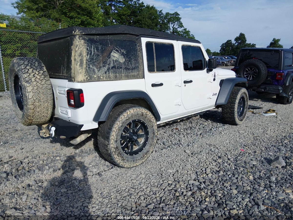 2019 JEEP WRANGLER UNLIMITED SPORT S 4X4 — снимка 4