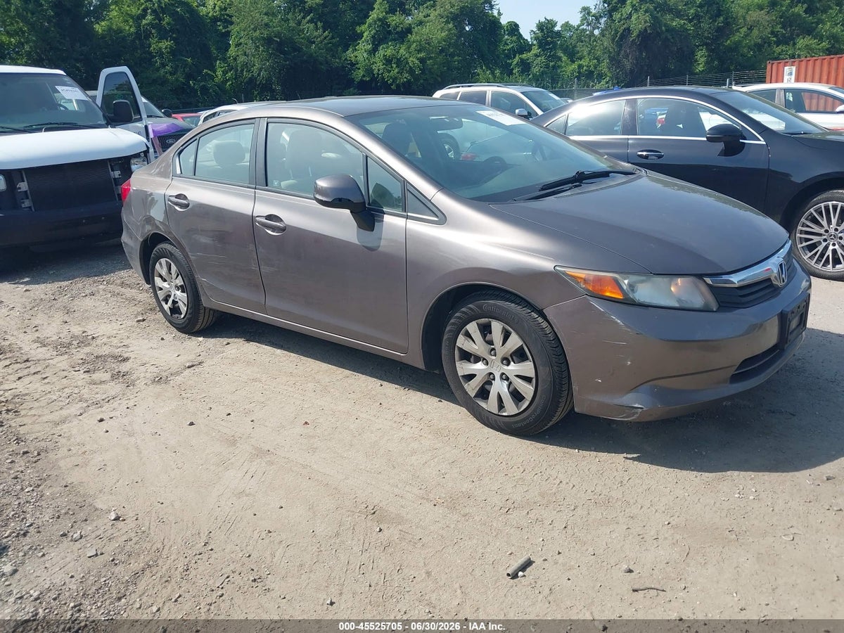 2012 HONDA CIVIC LX