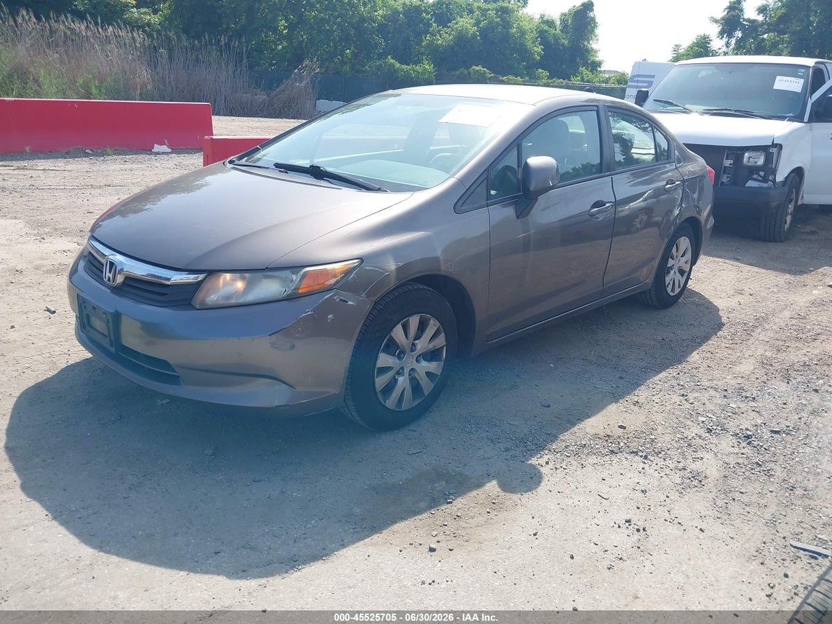 2012 HONDA CIVIC LX — снимка 2